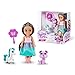 Sparkle Girlz Princess Doll and Pet Set (Blue Dress & Dog Set) by ZURU 2 Pets, Hair Styling for Kids, Dog, Unicorn, Nurture Toys for Girls, Posable Fashion Doll, Removable Dress, Gifts for Girls 4-8