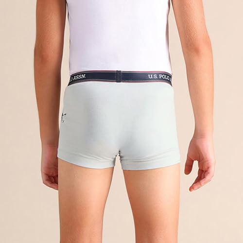 Image of U.S. Polo ASSN. Boy's Cotton Casual Style Trunks (Pack of 2)