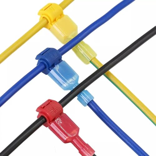 DMTI Caixa 50un Conector Derivação T Emenda Fios 0,5 A 6mm