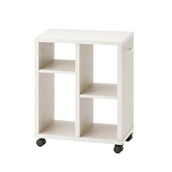 GG伊頭さん専用】ガラス製オープンシェルフ 4段 キャスター付き