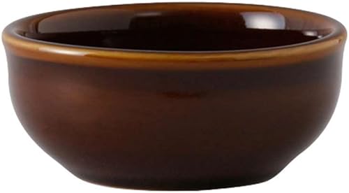 Tuxton China BAB-050E plato para salsa/salsa, 5 onzas., 3.9 in (de) diámetro. x 4.775cmH, redondo(s), microondas & puede lavarse en el lavavajillas