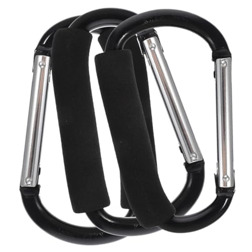 ELAYARD 3個 大型ベビーカー用フック 強力フック設計 耐久性抜群 車椅子対応 ショッピングバッグやおむの吊り下げに便利