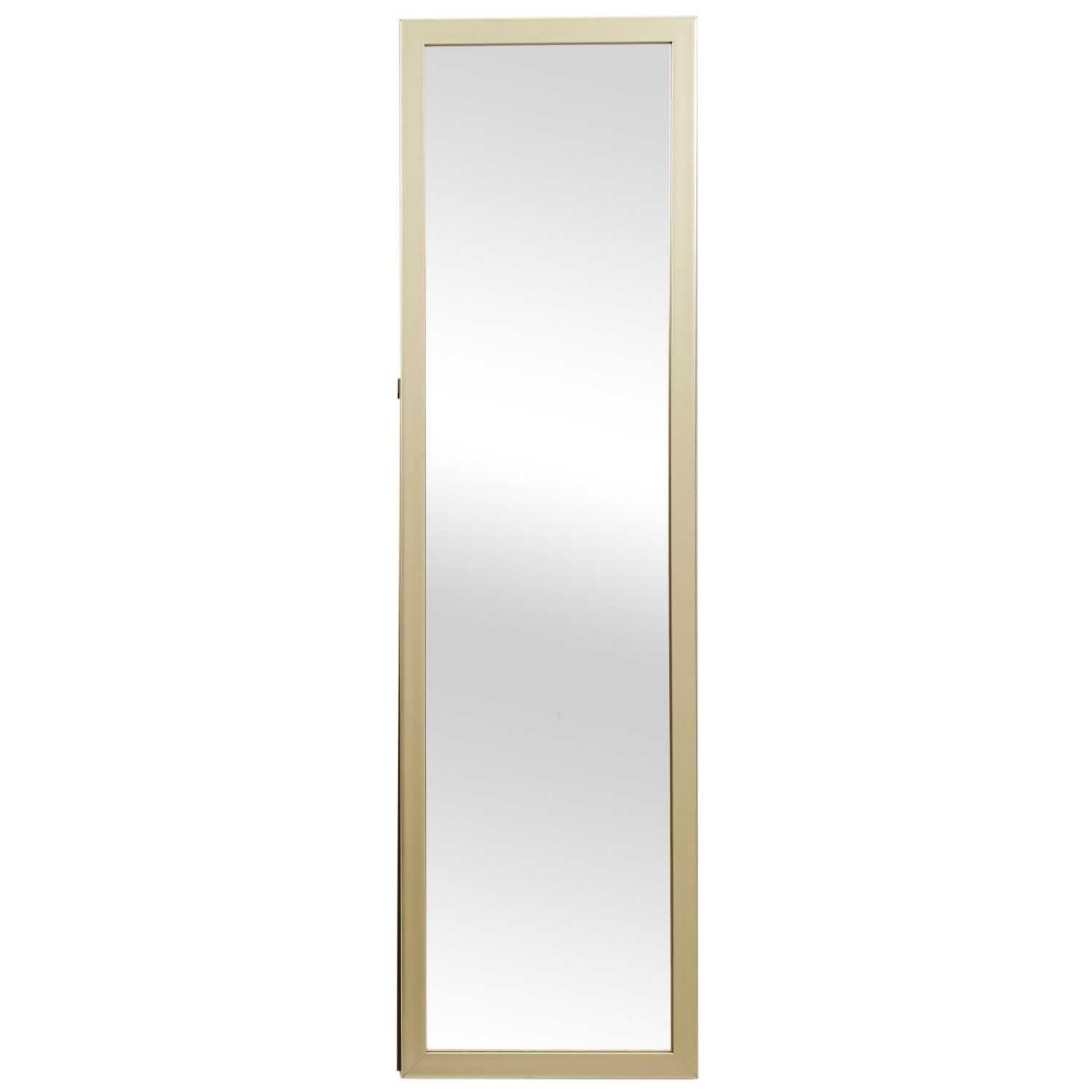 Miroir sur Pied Doré 124 cm, Design Raffiné pour Salon, Chambre ou Bureau