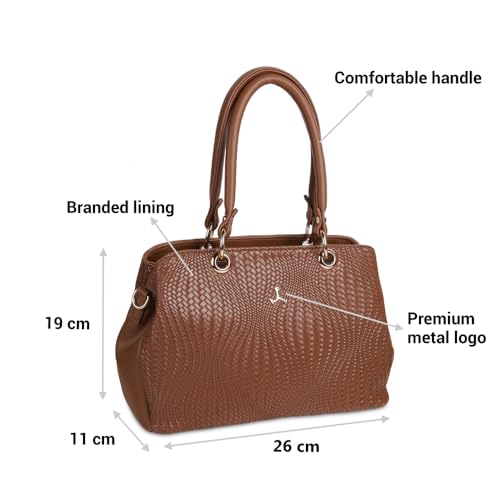 Image of Mochi Women's Fashionable Faux Leather Satchel Bag