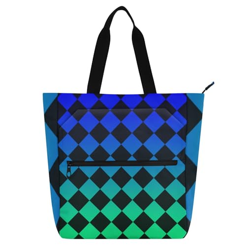 Bolsas de mano ligeras a cuadros escoceses para los libros escolares y momentos de juego