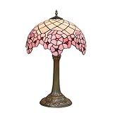 Lampada in vetro colorato: la base è realizzata in metallo bronzo. Robusta e resistente, il peso totale è di circa 1,2 kg. Il cavo di alimentazione è lungo 1,4 m, facile da installare e da montare senza l'uso di attrezzi. Viene fornita con 1 lampadina E27 da 12 W 3000 K.