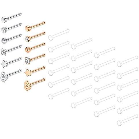 D.Bella 20g Nose Stud Retainer Set Cover