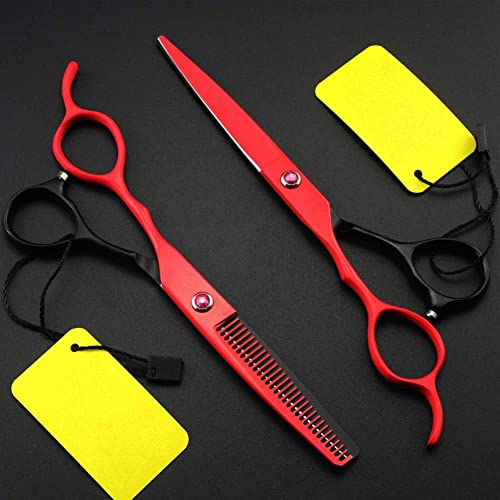 Ciseaux de salon de coiffure pour main gauche ensemble de coupe de cheveux à la maison
