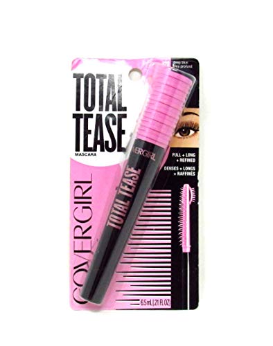 Covergirl Total Tease Mascara, 820 Deep Blue (Pack of 2)