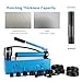 ZUVER 15T Hydraulic Knockout Punch Kit KO Tools with 10 Slug Splitting Dies, 1/2