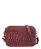 Liebeskind Berlin Luka Croco Crossbody, Small (HxBxT 14.5cm x 20.5cm x 7cm), Peony