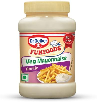 Funfoods Garlic Mayonnaise Eggless, 275G