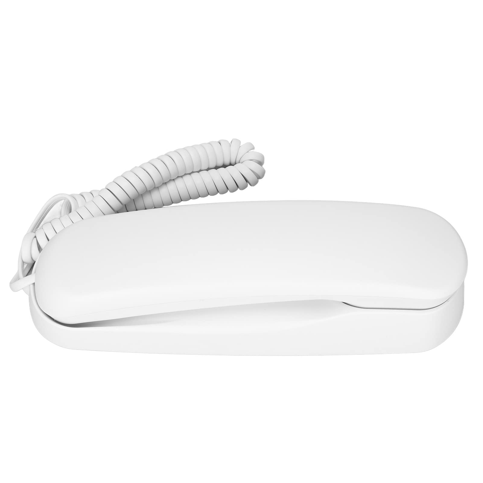 Telefon stacjonarny przewodowy, stacjonarny przewodowy telefon stacjonarny z możliwością montażu na ścianie, resetowanie/miganie/ponowne wybieranie/wyciszanie/pauza, do domowego biura hotelowego, TC