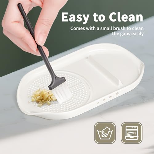 Râpe à gingembre en céramique artisanale durable et esthétique - 8