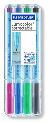 Staedtler Lumocolor Correctable Pens (305FWP4) by Staedtler Inc.