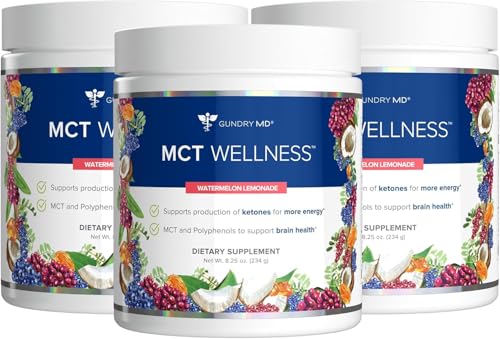 Image of Gundry MD MCT Wellness Powder, Watermelon Lemonade Flavor, 90 Servings