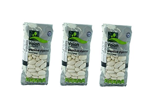 3x 400g weiße Riesenbohnen VOION 1,2 kg griechische Elefanten Bohnen Gigantes + 10 ml Probiersachets Olivenöl