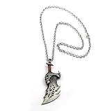 God Of War 60cm Necklace KRATOS Weapon Blades of Chaos Metal Cool Pendant Link Chain Men Necklaces Charm Gifts Game Jewelry