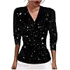 Top Fiesta Mujer Top Lentejuelas Mujer Lentejuelas Blusa Sin Mangas Clásico Camiseta Invierno Chaqueta Nochevieja 2#Negro L