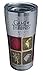 Tervis 1325309 HBO Game of Thrones - House Sigils Insulated Travel Tumbler & Lid, 20 oz - Stainless Steel, Silver
