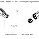 QIANRENON XLR Stecker auf BNC Buchse Audio Adapter Konverter 3 Pin XLR auf BNC Koaxial Analog Video Anschluss, Erweitert Umwandlung XLR/BNC, für Mikrofone Audiokamera RF Mischpulte