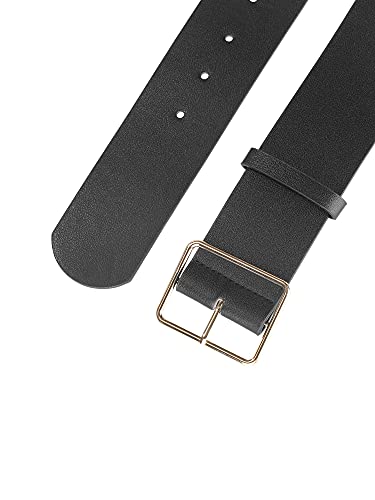 Allegra K PU Leather Belts for Women Metal Pin Buckle 2 Inches Wide Belt for Dress Pants2