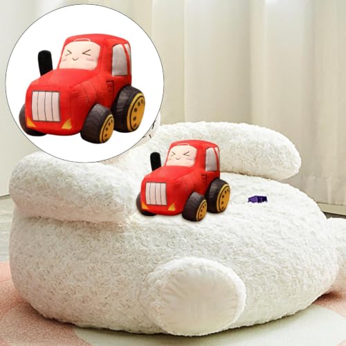 Peluche de tractor infantil y cojín de sofá suave para decoración 3