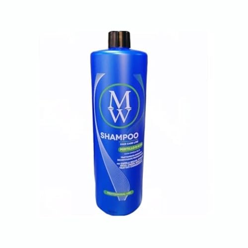SHAMPOO MIRTILLO E ALOE - TRATTAMENTO INTENSIVO RICOSTITUENTE My Way 1000 ML per capelli secchi, sfibrati, ricci, crespi, ribelli e trattati chimicamente.