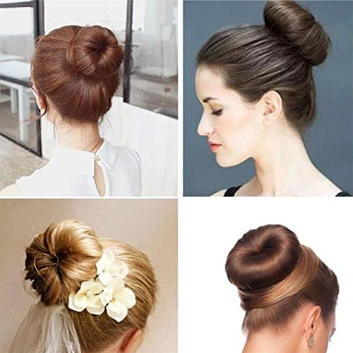 YALAZ Criador de coque de cabelo, conjunto de auxílio para penteados acessórios de cabelo almofada d