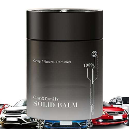 ジェル車用香水自動車、固体車用芳香剤 - ジャスミンの香りのジェル 天然芳香剤缶 | 自動車または家庭用の長持ちする臭気中和剤