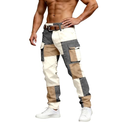 Pantalon Cargo décontracté imprimé avec poches pour homme et femme