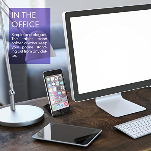 24 Pcs Cell Phone Stand, Tablet Stand Adjustable, Universal Foldable Multi Angle Pocket Phone Stand For Desk, Compatible With Phone 13 12 11 Pro Xs Max X 8 6S Plus All Android Smartphones (Black) #TOP6