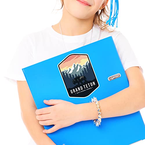 Image of Grand Teton National Park Sticker Decal Notebook Car Laptop 4 inchx5.5 inch (Color)