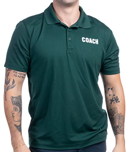 Camisa polo de rendimiento Coach para hombre, azul real, rojo, verde oscuro, azul marino y negro miniatura 6