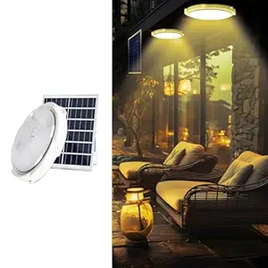 hardoll 300W Solar Light Outdoor Waterproof LED Garden Indoor Ceiling Lamp