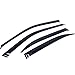 Window Visor Compatible With 1996-2000 Honda Civic, Slim Style Smoke EK2 EK Sun Rain Wind Window Guard Sun Shade Wind Deflector 1.6MM by IKON MOTORSPORTS, 1997 1998 1999