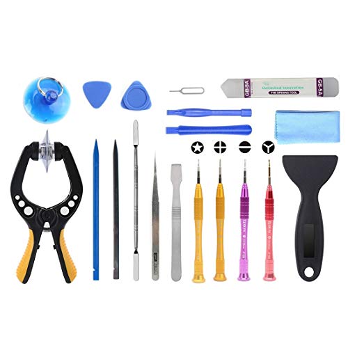 Trousse à outils de réparation JF-8131 en métal et plastique avec 19 pièces de démontage