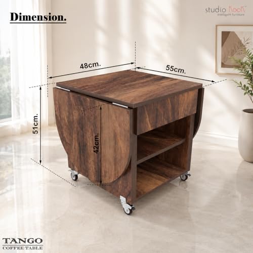 Image of Studio Kook Tango Folding Coffee Table (New Junglewood)