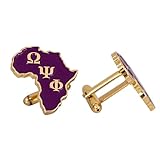 Desert Cactus Omega Psi Phi Cufflinks OPP Omega Man D9 Divine 9 Fraternity Greek Formal Wear Blazer Jacket (Cufflinks - C), Standard, Metal, no gemstone