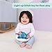 Bright Starts Disney Stitch Little Ohana Baby Activity Jumper with Interactive Toys, Lights & Music with Stitch, Angel & Scrump, 6-12 Months (Blue)