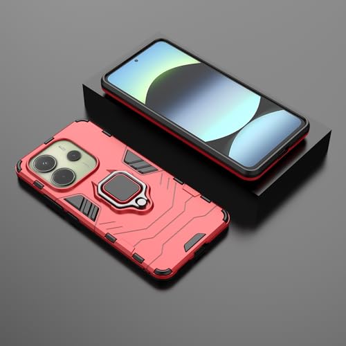 Coque Redmi Note 14 4G rouge idéale pour visionner vos vidéos mains libres - 5