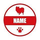 ForzaGroup 全犬種 全猫種対応 ポメラニアン3 (142-101) 犬 イヌ 車 ステッカー 名前入れ