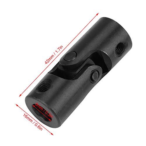 Kardangelenk 8mm-16mm Drehbare Metall Wellenkupplung für Universalgelenk Motoranschluss DIY Lenkung mit Schrauben für RC Boot Auto - KUPPLUNG
