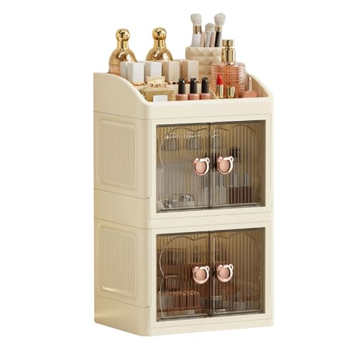 Genérico Vanity Makeup Organizer, Stackable Makeup Storage...