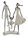 Produktbild Casablanca modernes Design Skulptur Familie - Familienglück - weiß/Silber - Polyresin - Höhe 31 cm