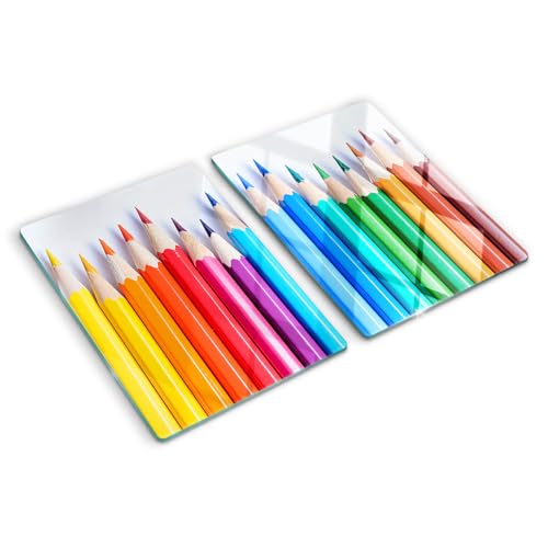Planche à découper en cuisine pour protéger le plan de travail Crayons - 2