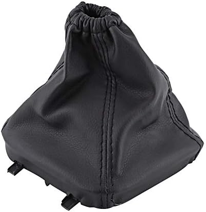 Miniatura 2 de Keenso SI-AT34003 - Funda universal para palanca de cambios de piel sintética, repuesto para Transit MK7, color negro