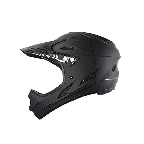Demon United DMN7763D Podium Black/Black Full Face Mountain Bike Helmet- Bmx Helmet- thumb #1