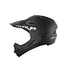 Demon United Podium Black/Black Full Face Mountain Bike Helmet- BMX Helmet- with Demon Viper MTB Goggles- 3 Goggle Color Options Available