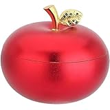 灰皿 ふた付き 携帯灰皿 りんご おしゃれ 卓上 アルミ合金 4色選べ レッド